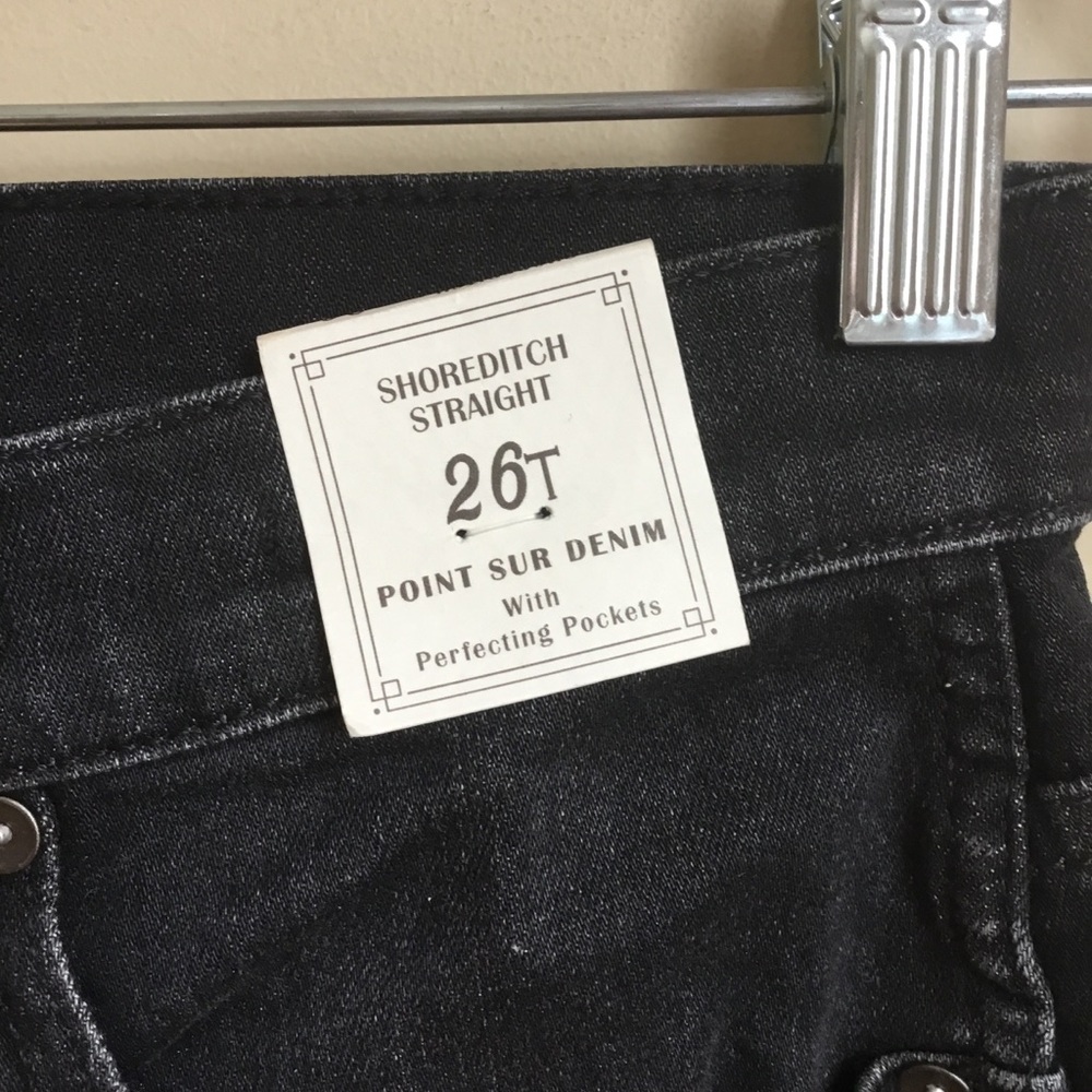 J. Crew Women's Black Straight Leg Jeans - Picture 5 of 10